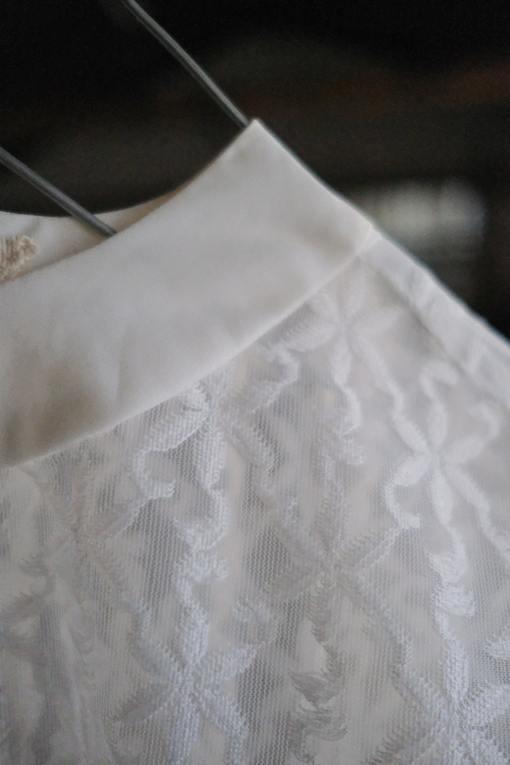 Vintage Floral Jacquard Dress / 透膚緹花洋娃娃裙