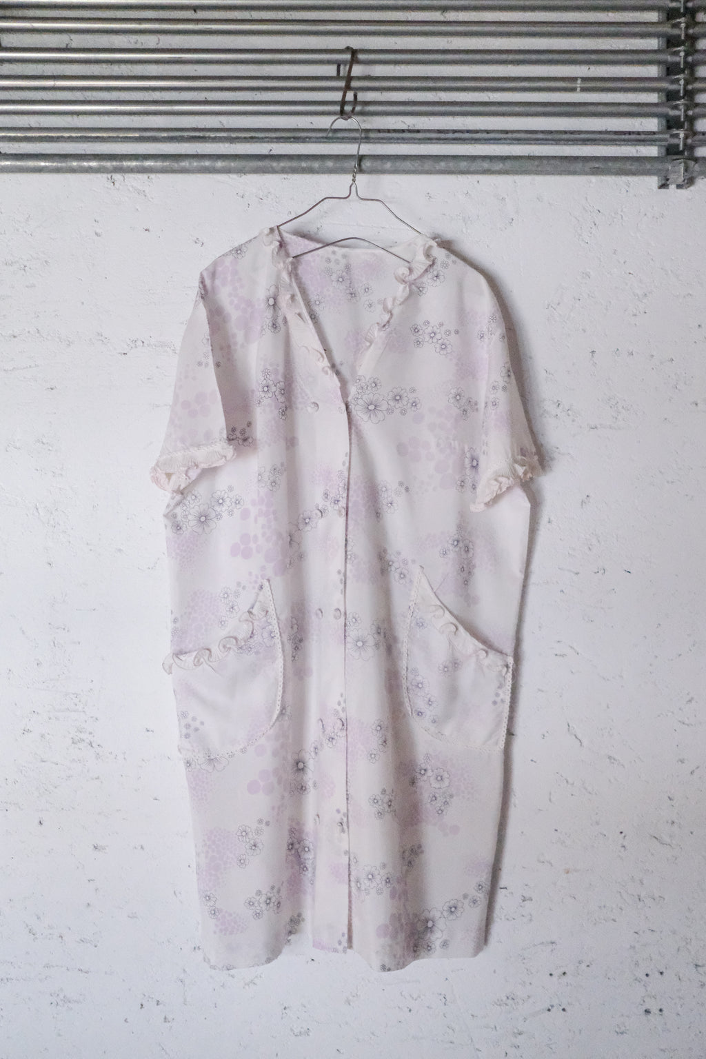Vintage Night Dress / 碎花透膚V領洋裝