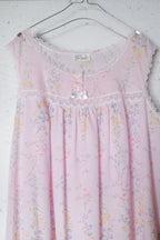 Vintage Night Dress / 碎花透膚無袖洋裝