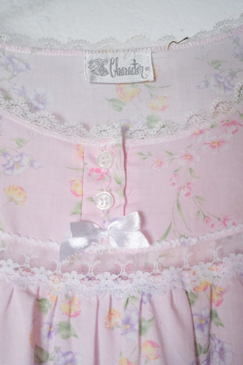 Vintage Night Dress / 碎花透膚無袖洋裝