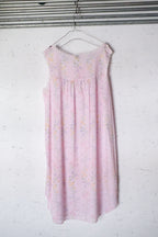 Vintage Night Dress / 碎花透膚無袖洋裝