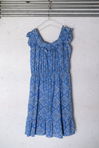 Vintage Ruffled Sun Dress / 荷葉邊無袖洋裝