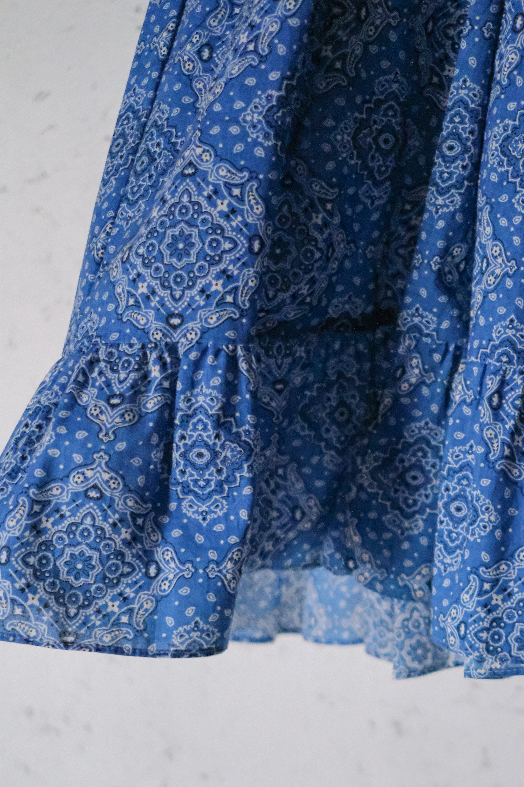 Vintage Ruffled Sun Dress / 荷葉邊無袖洋裝