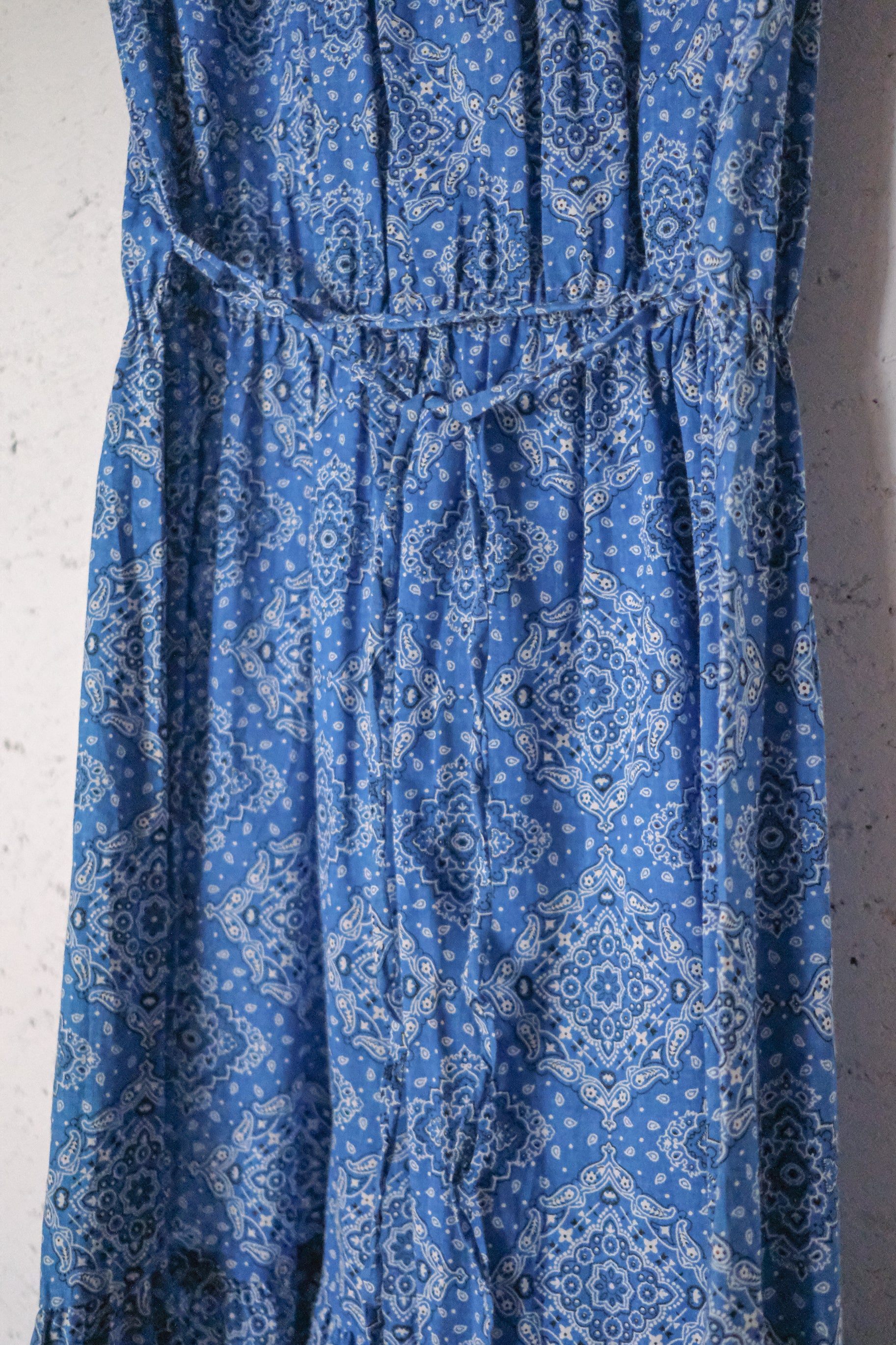 Vintage Ruffled Sun Dress / 荷葉邊無袖洋裝
