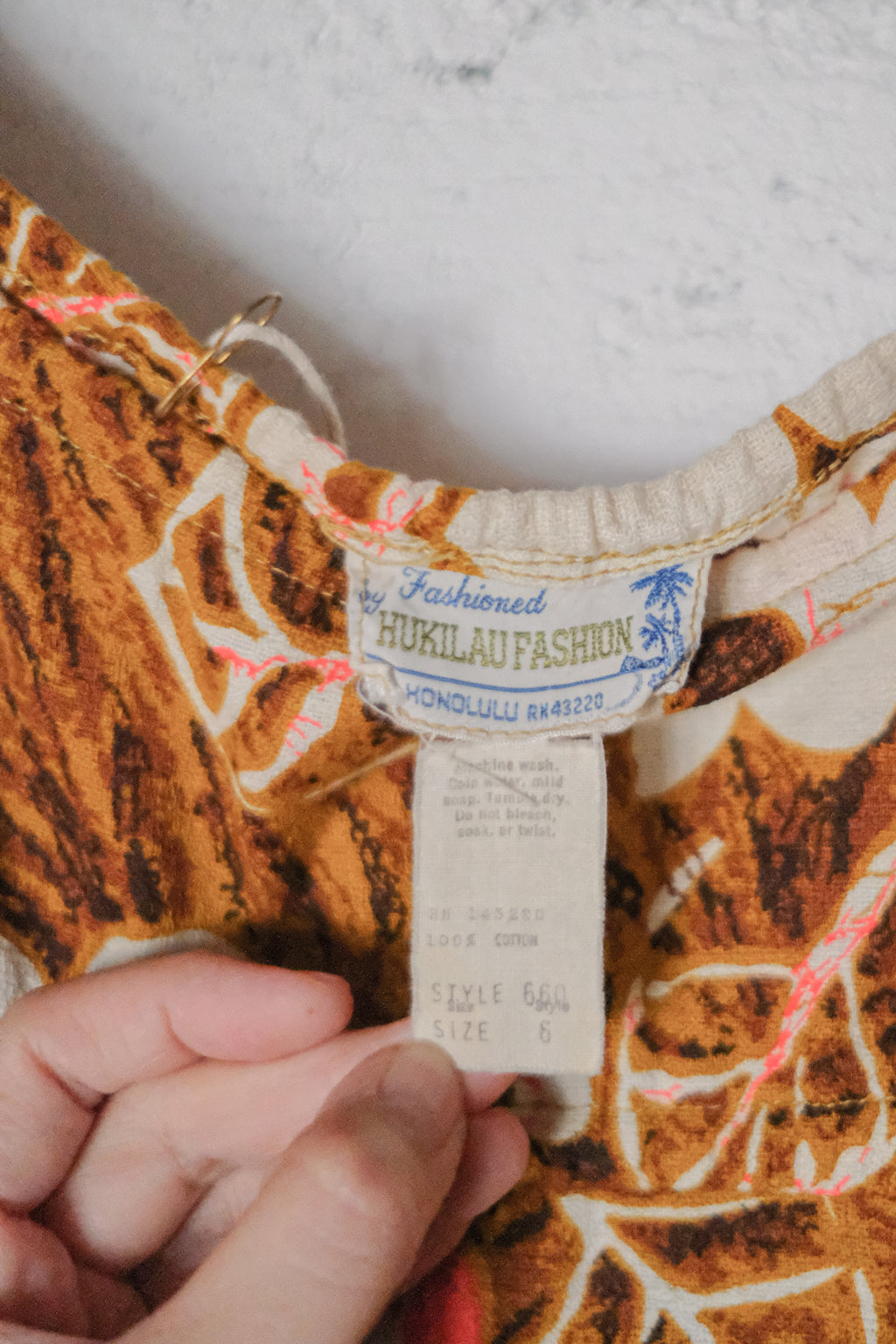 Vintage Mexican Oaxana Embroidered Dress