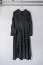 Vintage Lace long Sleeve Dress / 黑色蕾絲長袖洋裝
