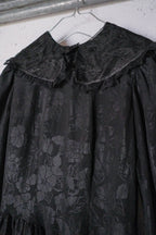 Vintage Lace long Sleeve Dress / 黑色蕾絲長袖洋裝