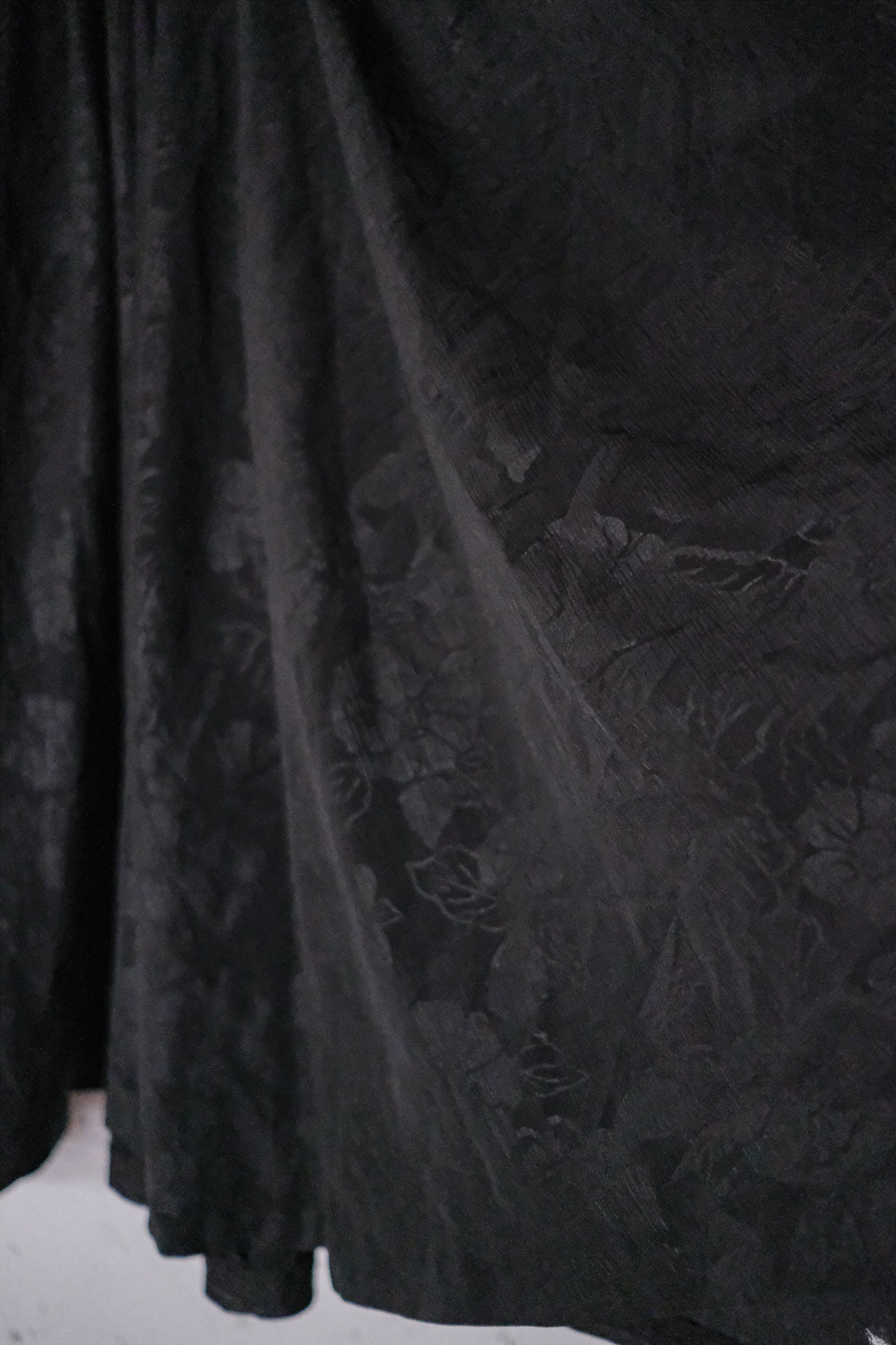 Vintage Lace long Sleeve Dress / 黑色蕾絲長袖洋裝