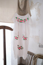 Vintage Mexican Oaxana Embroidered Dress