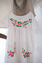 Vintage Mexican Oaxana Embroidered Dress