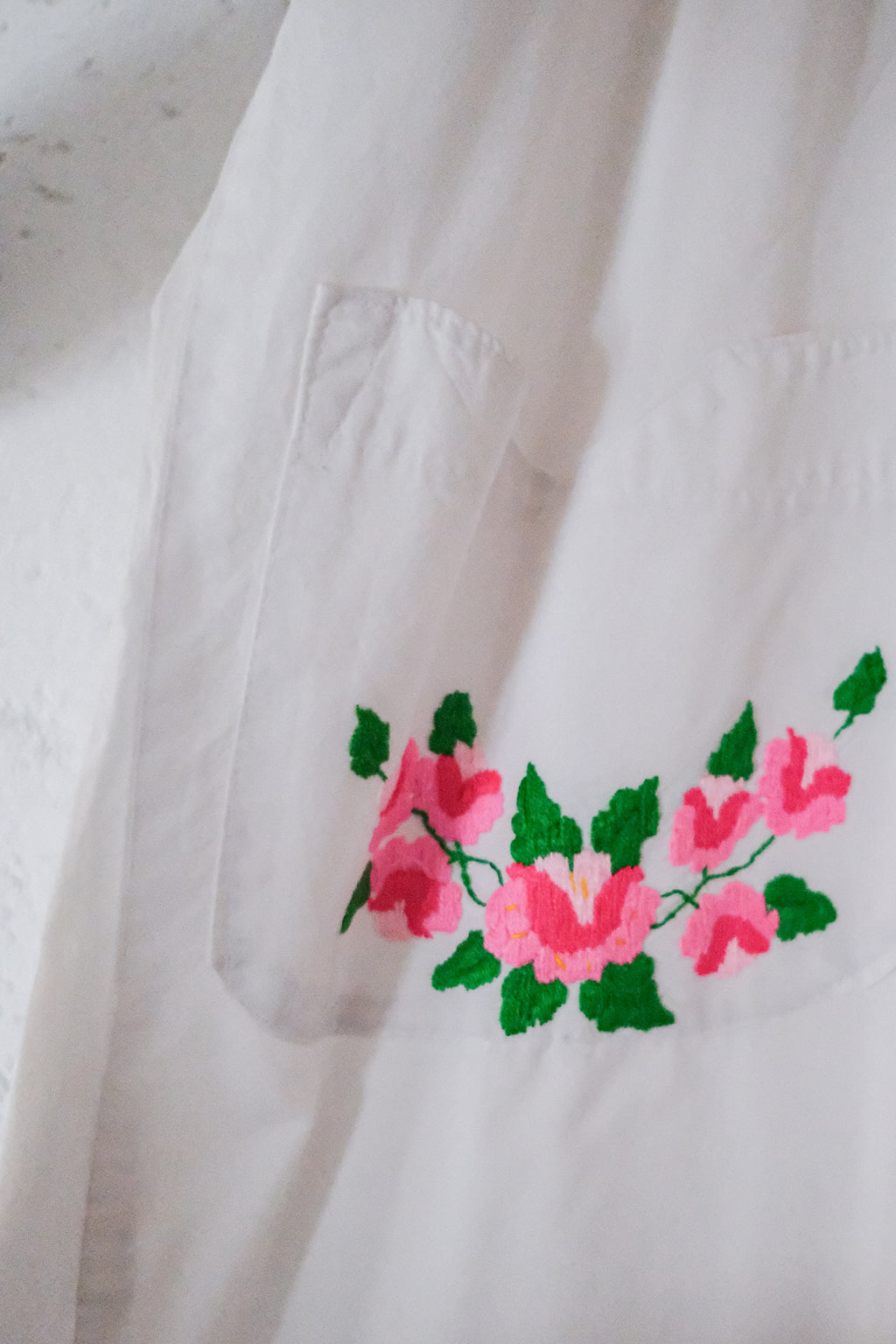 Vintage Mexican Oaxana Embroidered Dress
