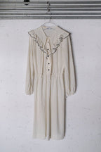 Vintage Mexican Oaxana Embroidered Dress