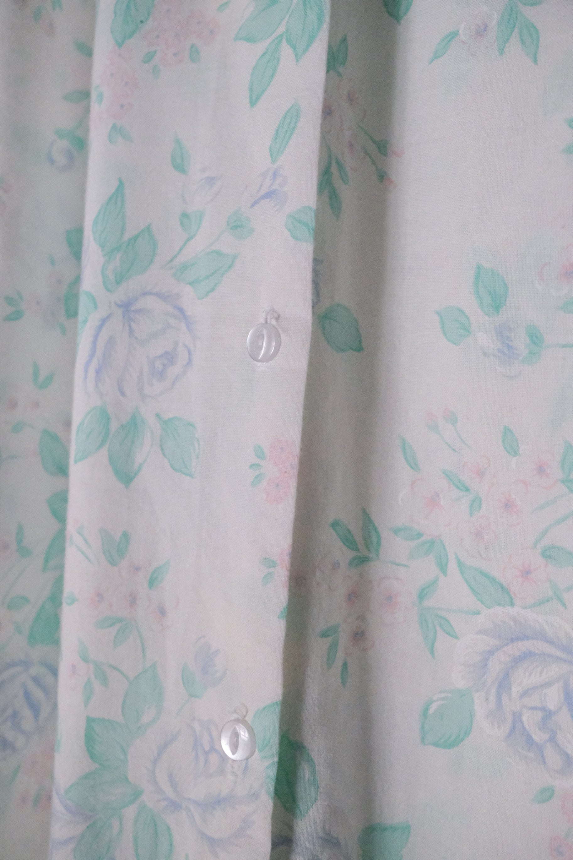 Vintage Night Dress / 碎花薄洋裝