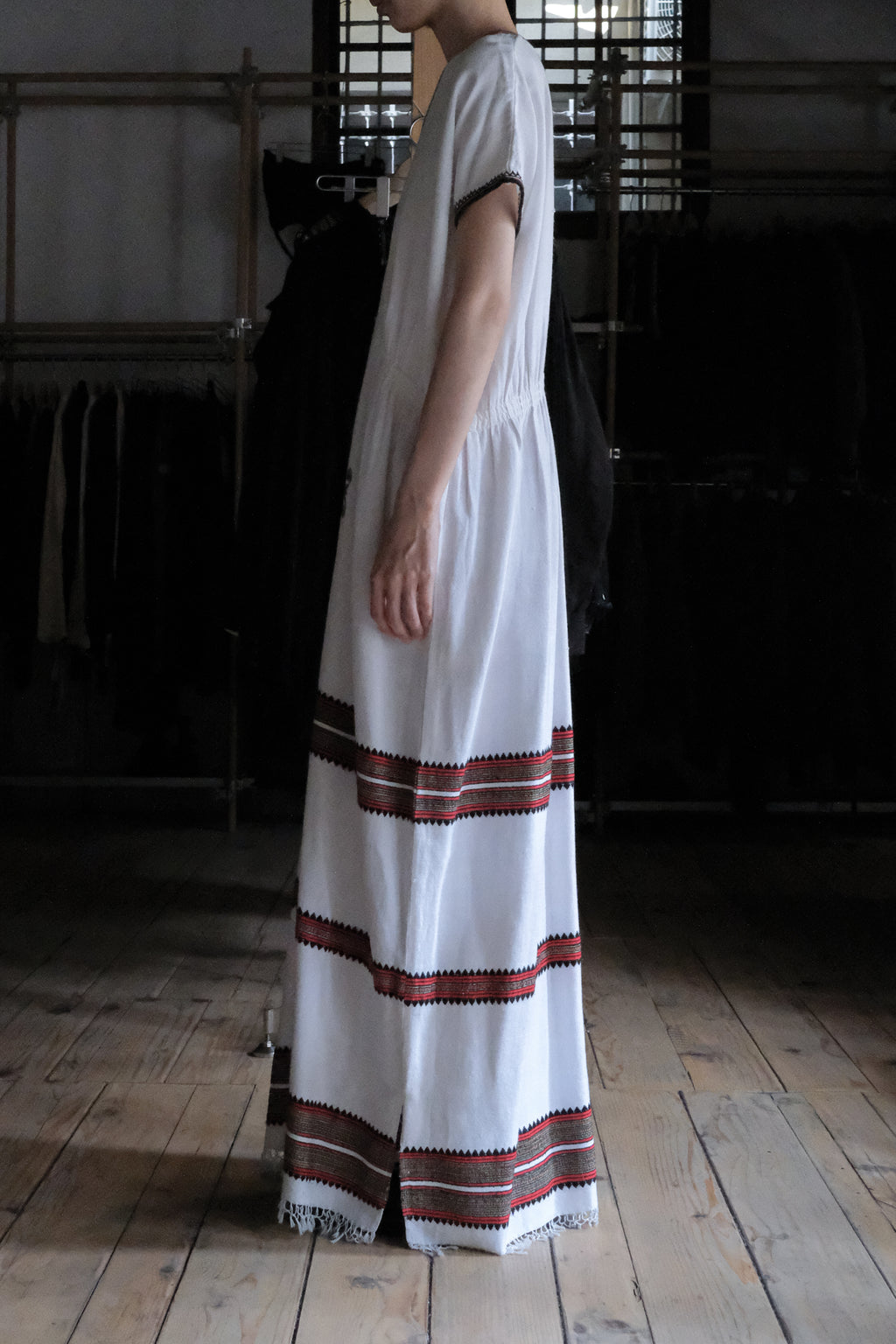 Vintage Mexican Oaxana Embroidered Dress