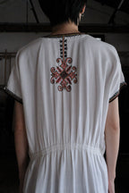 Vintage Mexican Oaxana Embroidered Dress