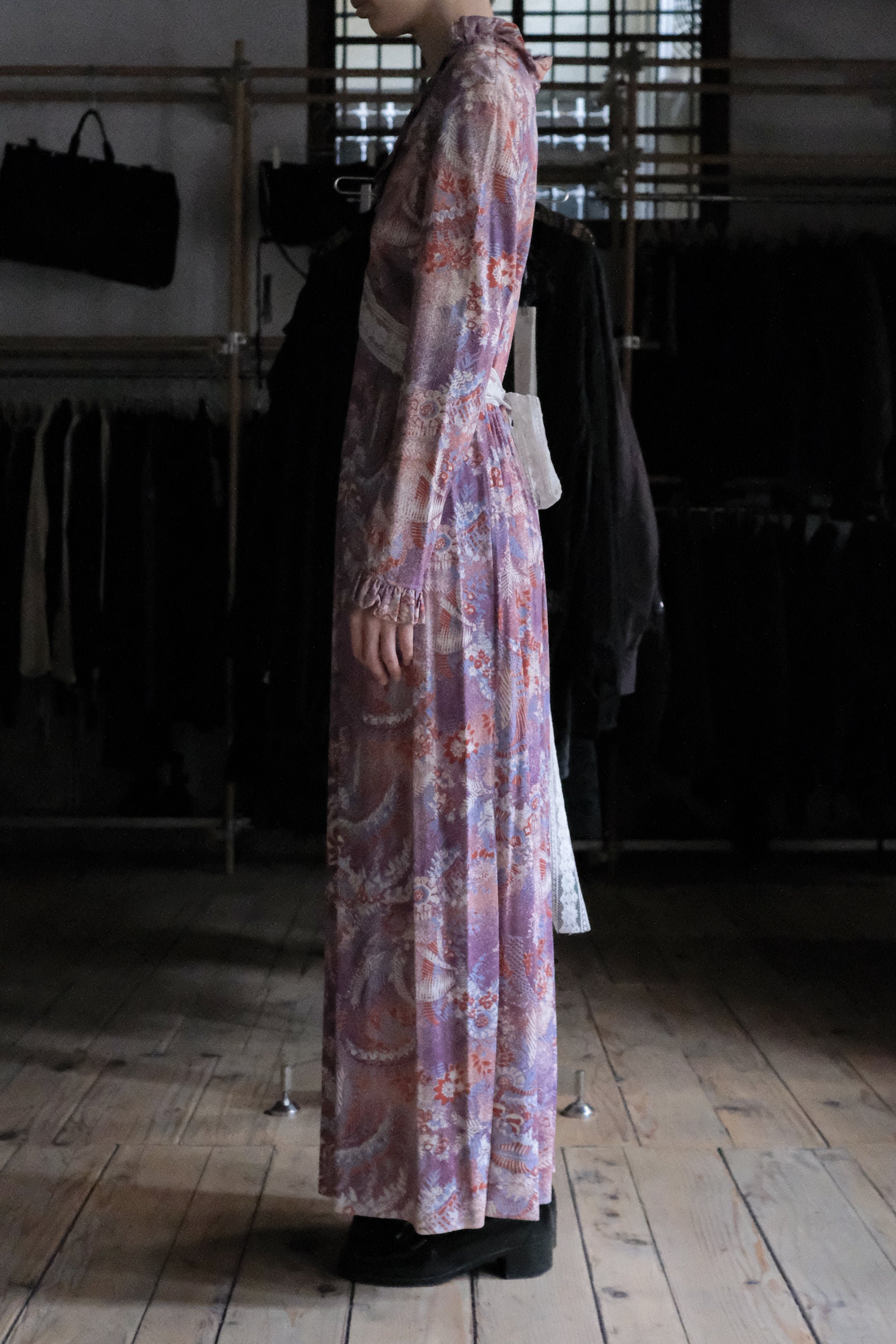 Vintage Mexican Oaxana Embroidered Dress