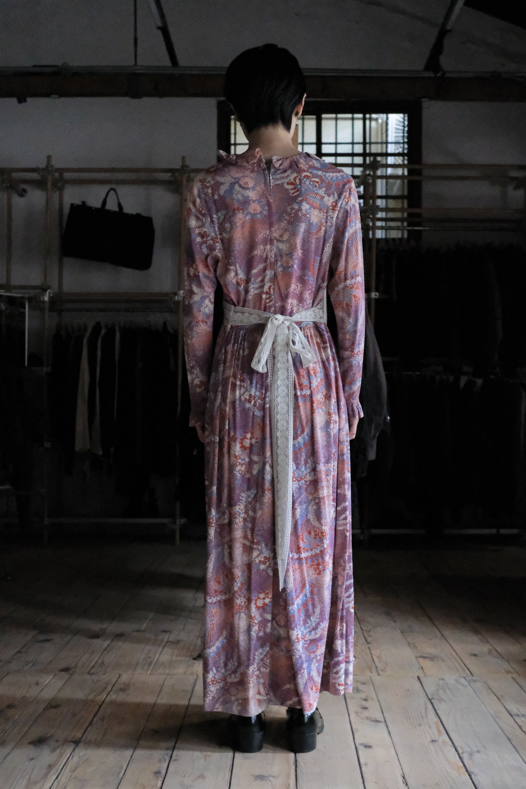 Vintage Mexican Oaxana Embroidered Dress