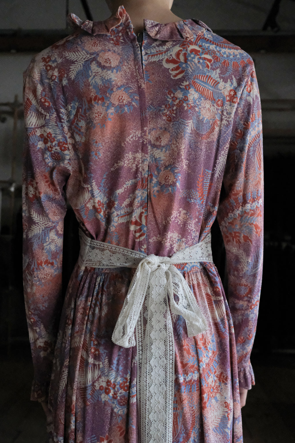Vintage Mexican Oaxana Embroidered Dress