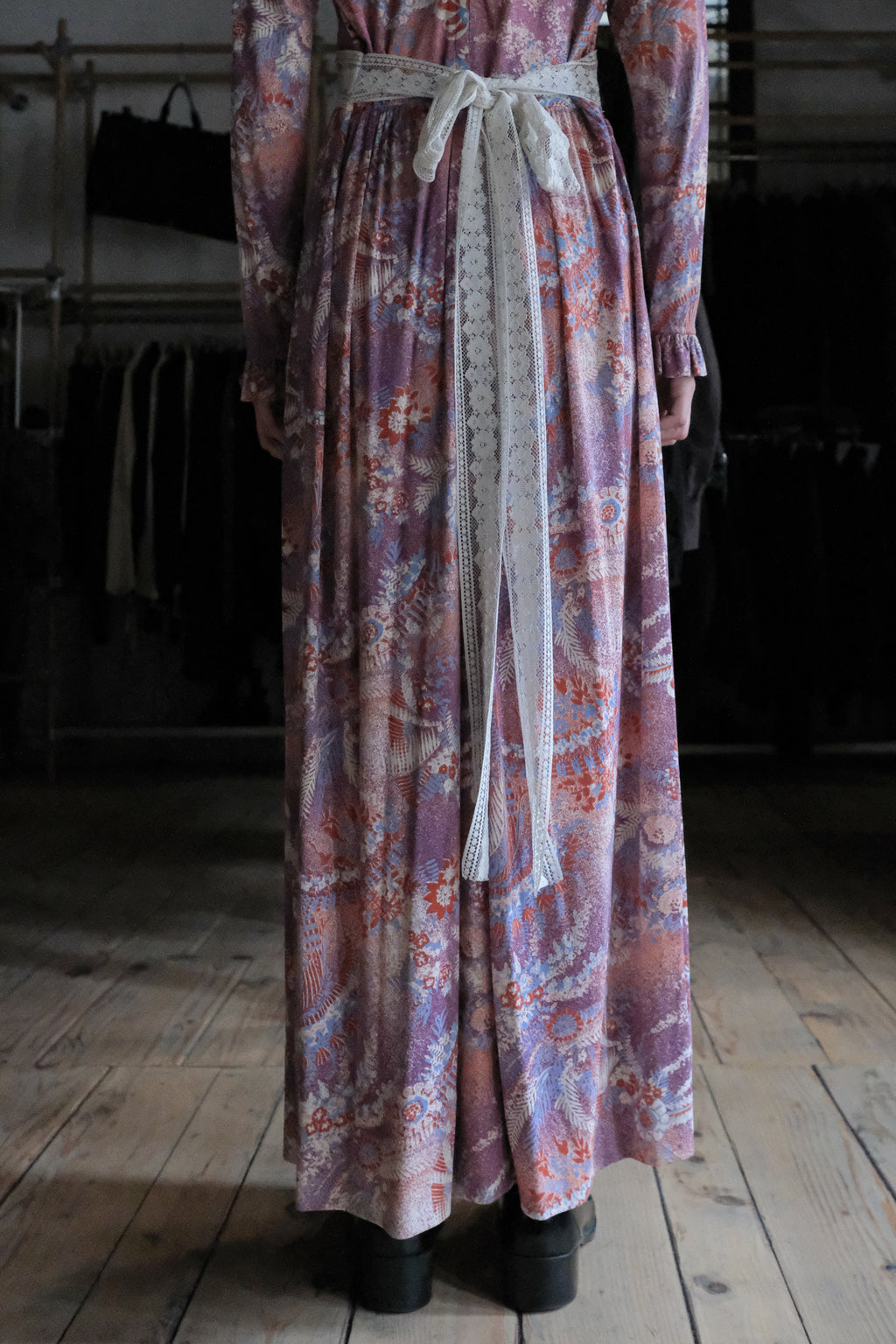 Vintage Mexican Oaxana Embroidered Dress