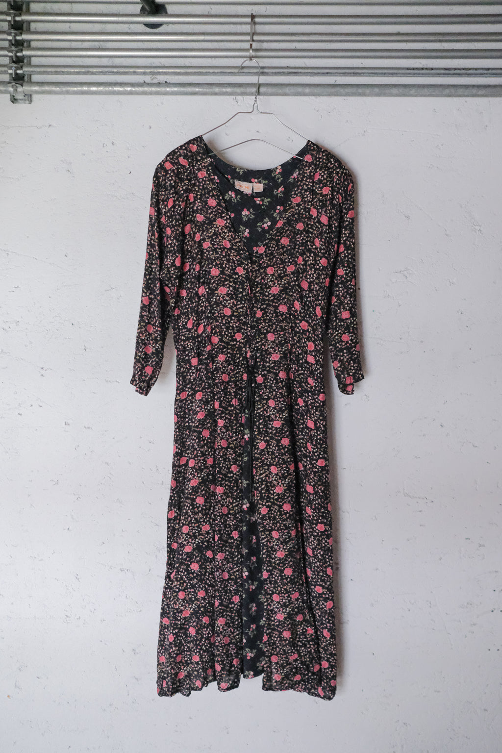 Vintage Calico Dress / 碎花綁帶洋裝