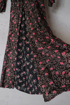 Vintage Calico Dress / 碎花綁帶洋裝