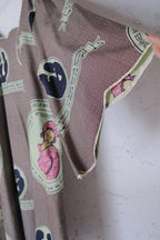 Vintage Print Dress / 古著印花寬袖洋裝