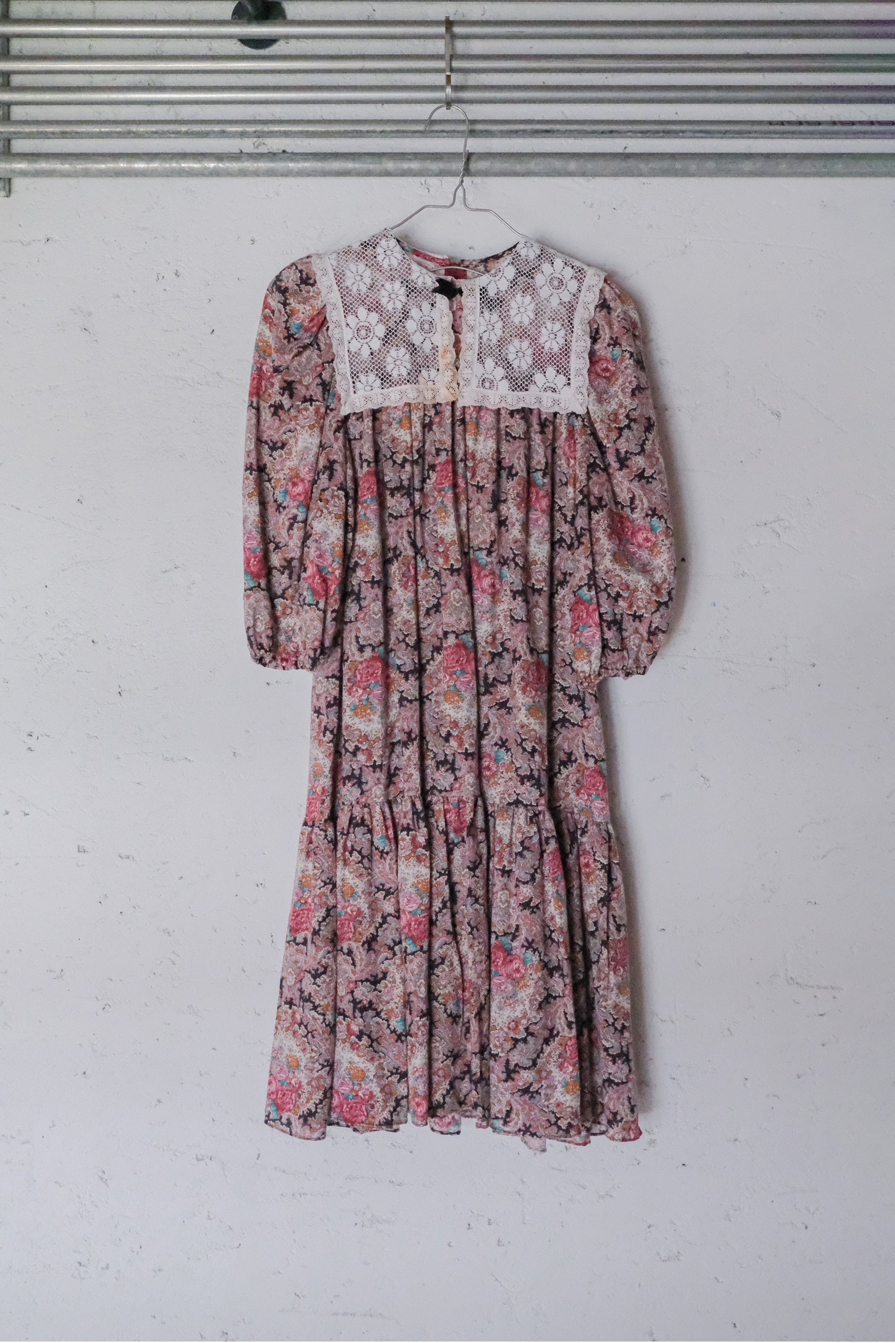 Vintage Mexican Oaxana Embroidered Dress