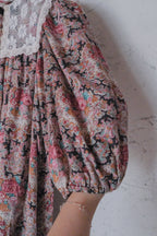 Vintage Mexican Oaxana Embroidered Dress
