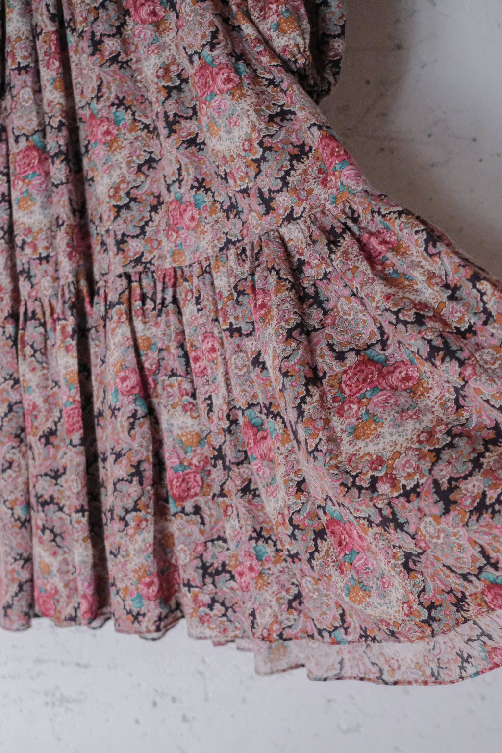 Vintage Mexican Oaxana Embroidered Dress