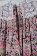 Vintage Mexican Oaxana Embroidered Dress