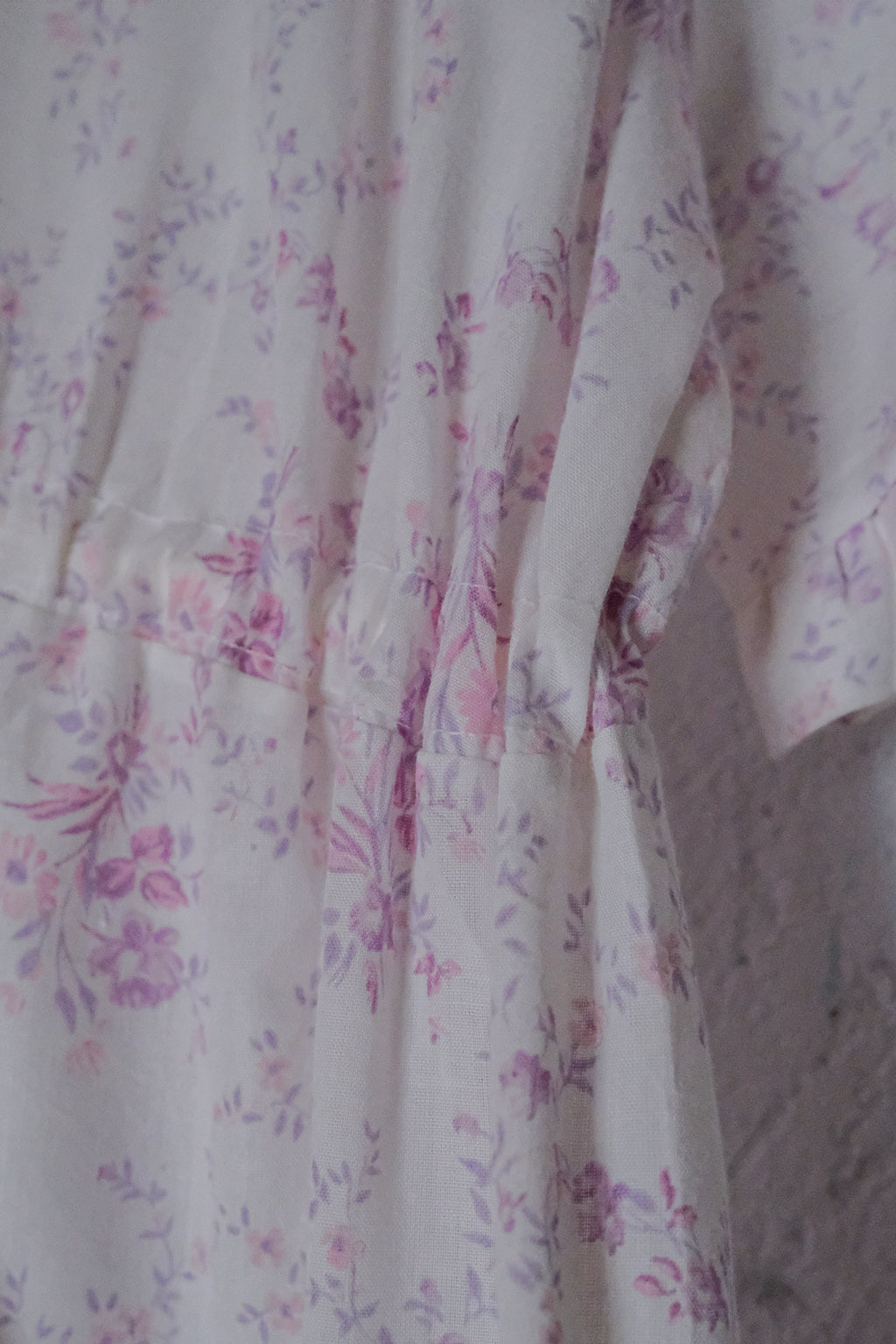 Vintage Floral Print Dress / 花卉開襟長洋裝