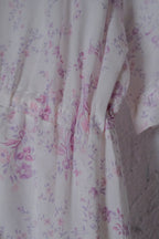 Vintage Floral Print Dress / 花卉開襟長洋裝