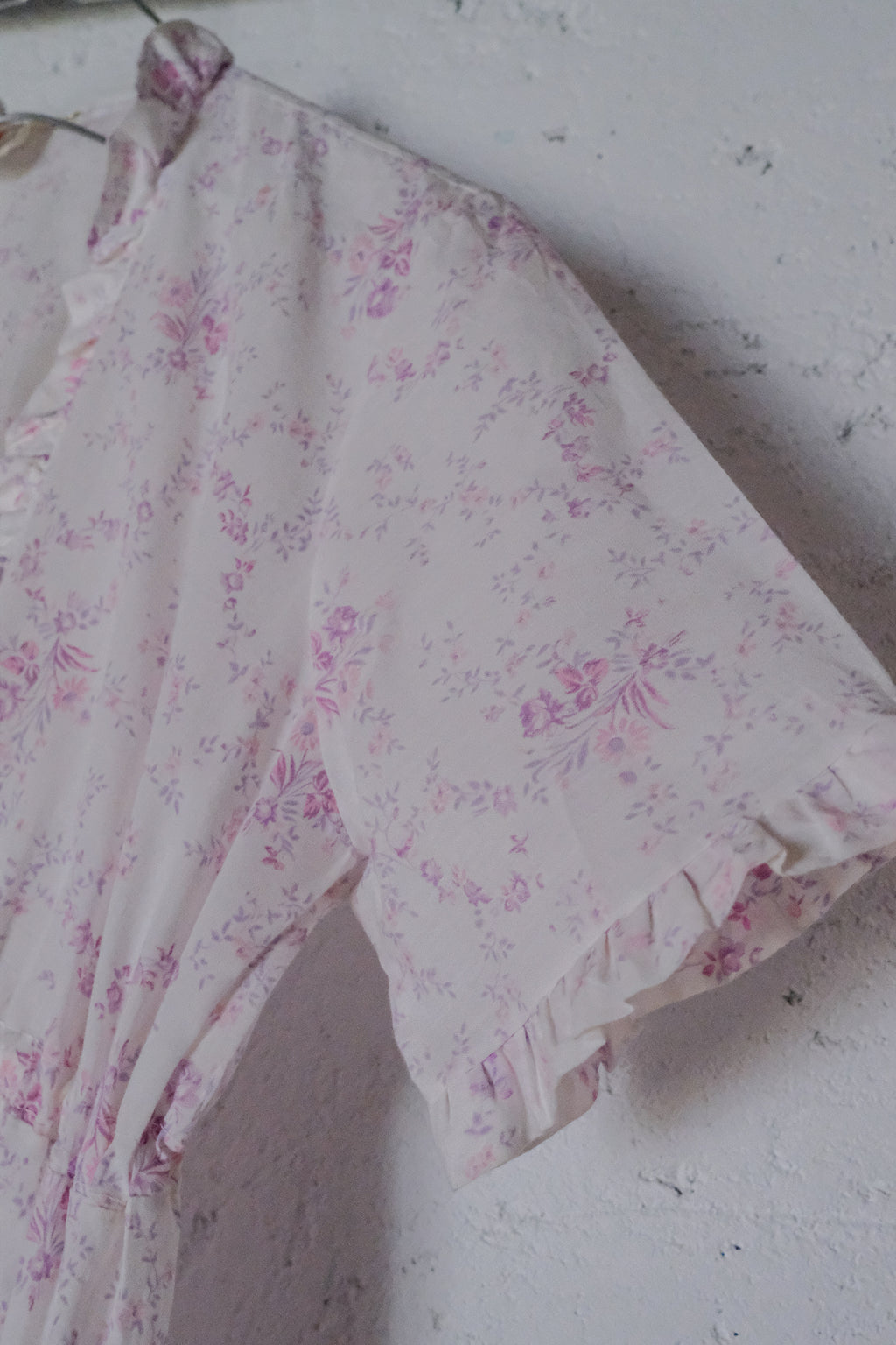 Vintage Floral Print Dress / 花卉開襟長洋裝