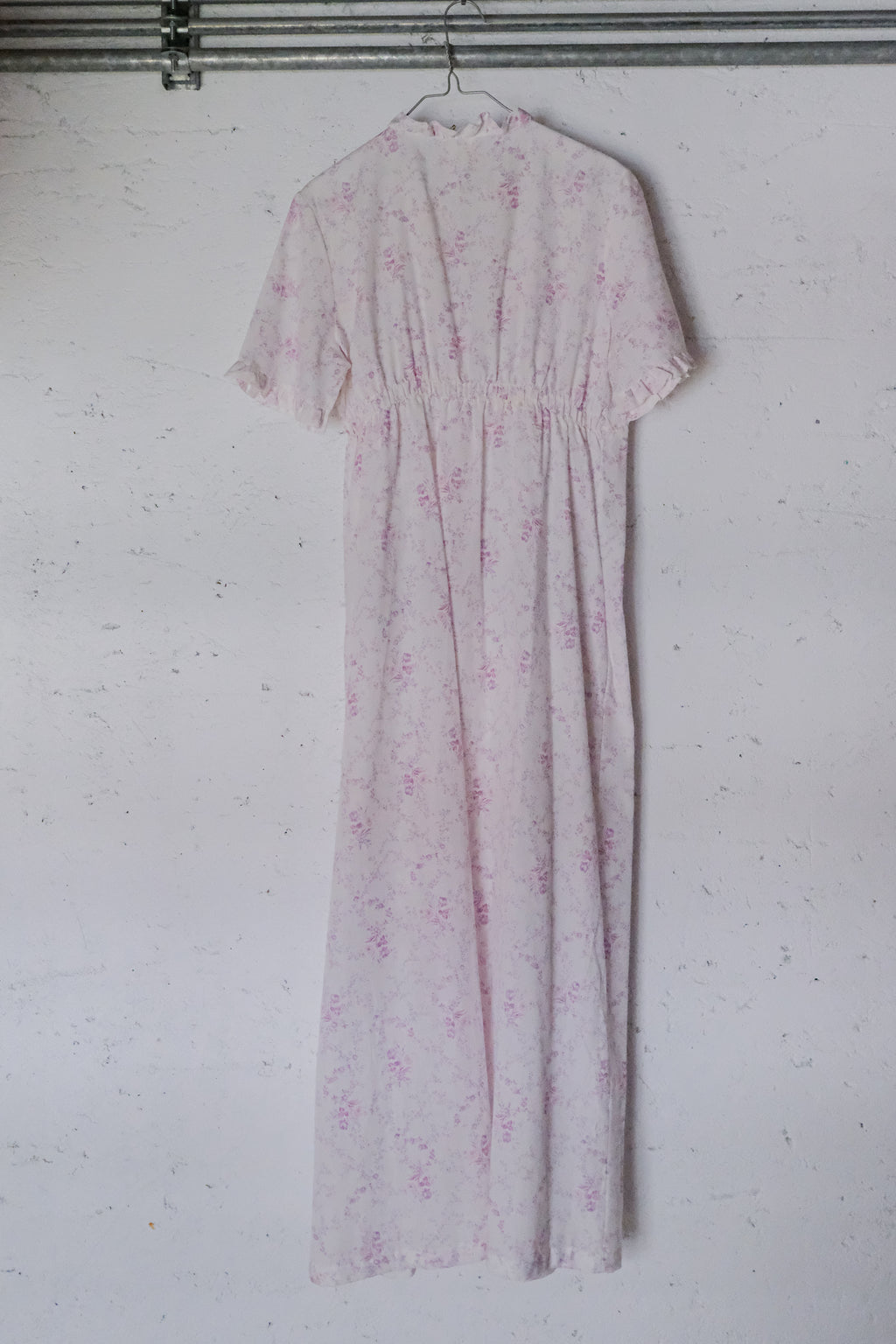 Vintage Floral Print Dress / 花卉開襟長洋裝
