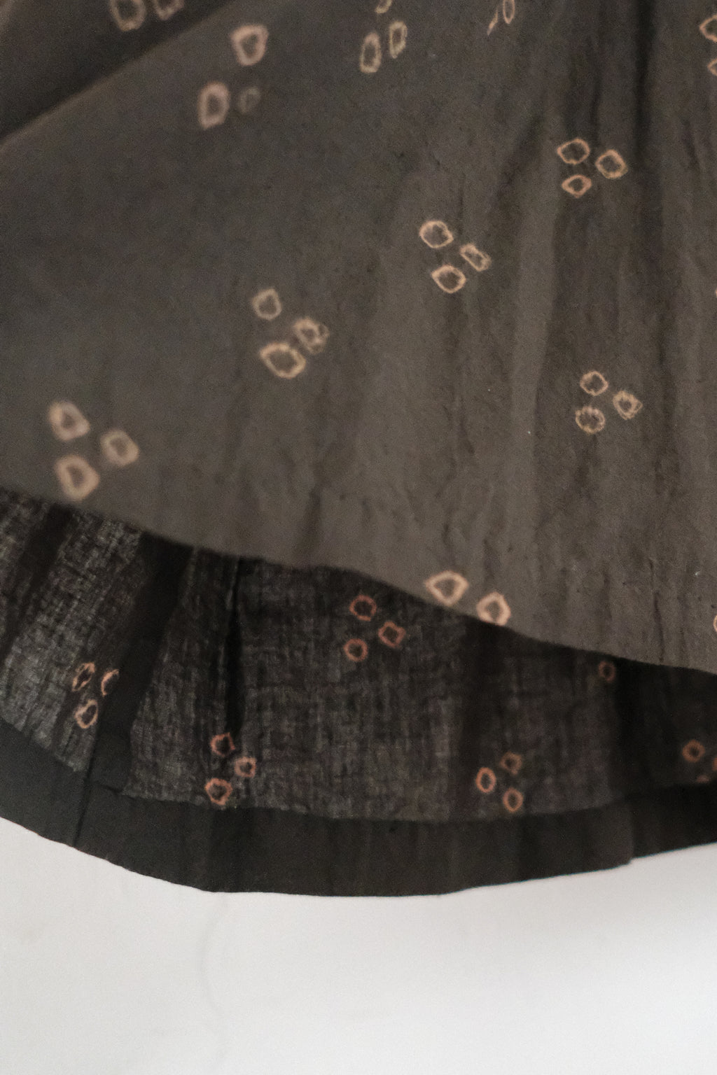 1990's India Batik Embroidery Dress / 印度蠟染刺繡洋裝
