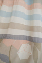 Vintage Pastel Coloured Print Dress / 古著粉彩印花洋裝