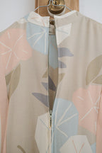 Vintage Pastel Coloured Print Dress / 古著粉彩印花洋裝