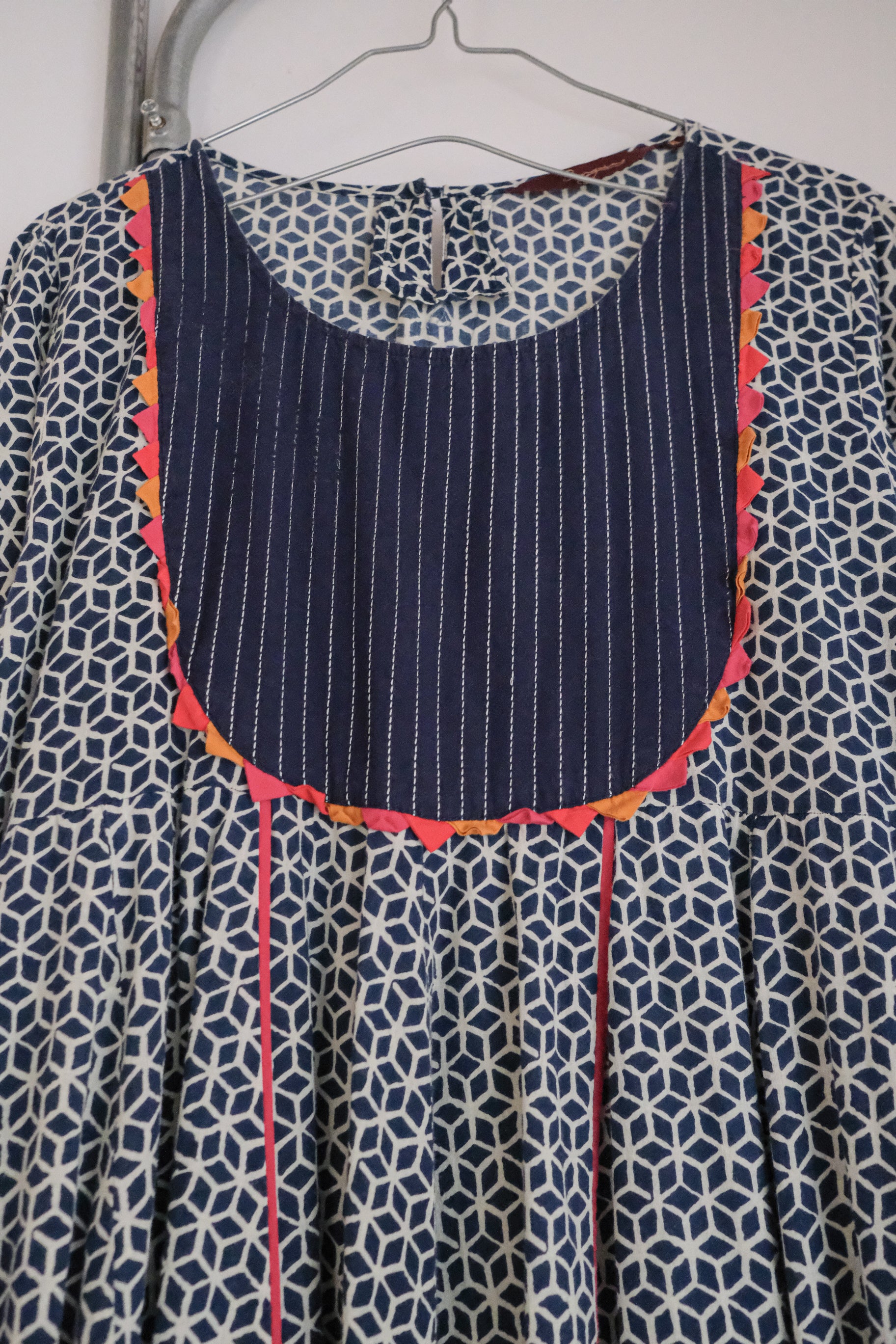 Vintage Wax Print Dress / 古著蠟印洋裝