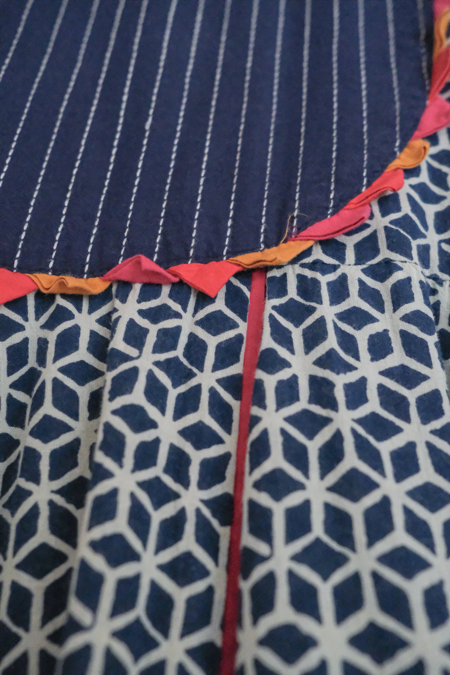 Vintage Wax Print Dress / 古著蠟印洋裝