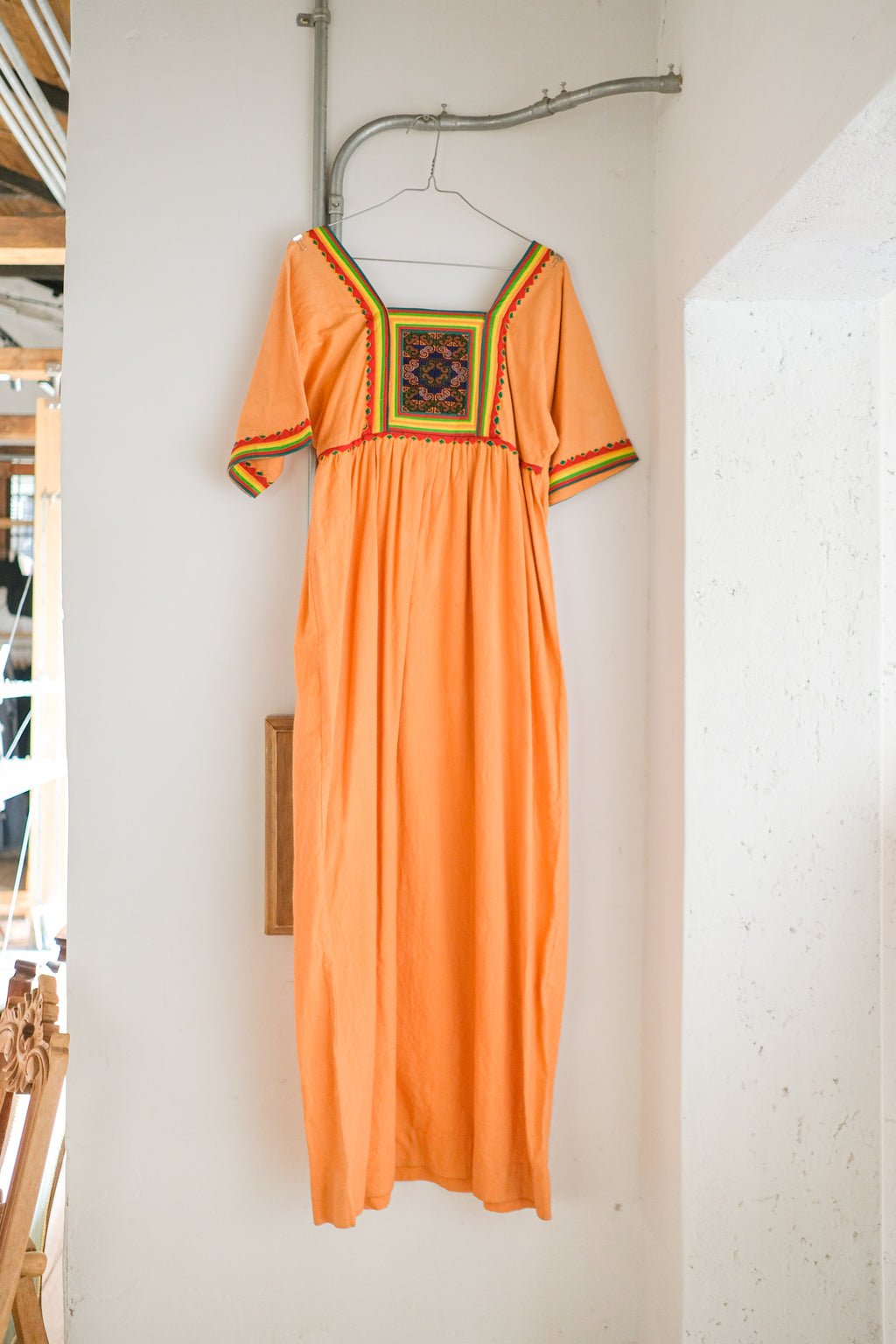 1970's "Hmong" Tribe Folk Dress Hippie Style / 古著嬉皮風洋裝