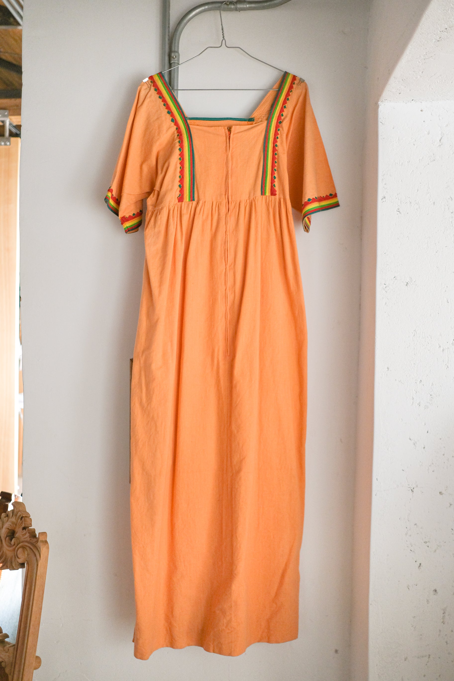 1970's "Hmong" Tribe Folk Dress Hippie Style / 古著嬉皮風洋裝