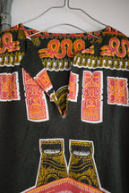 Vintage Mexican Oaxana Embroidered Dress