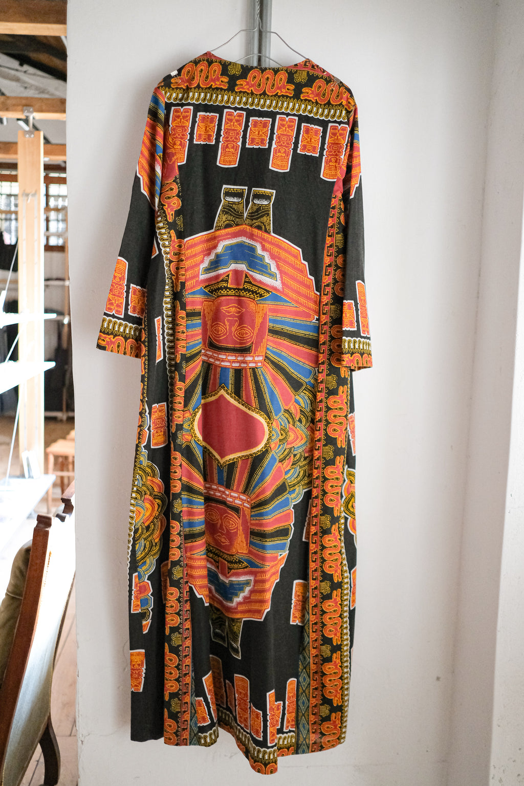 Vintage Mexican Oaxana Embroidered Dress
