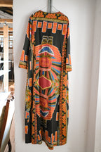 Vintage Mexican Oaxana Embroidered Dress