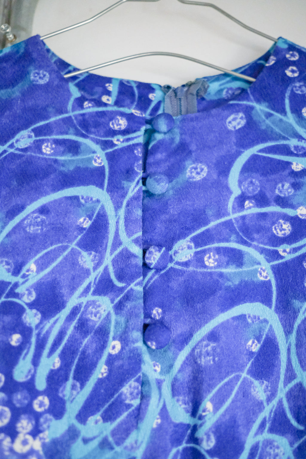 Vintage Hawaii Maxi Dress / 藍色浮夢長洋裝