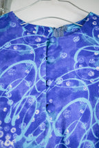 Vintage Hawaii Maxi Dress / 藍色浮夢長洋裝