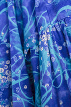 Vintage Hawaii Maxi Dress / 藍色浮夢長洋裝