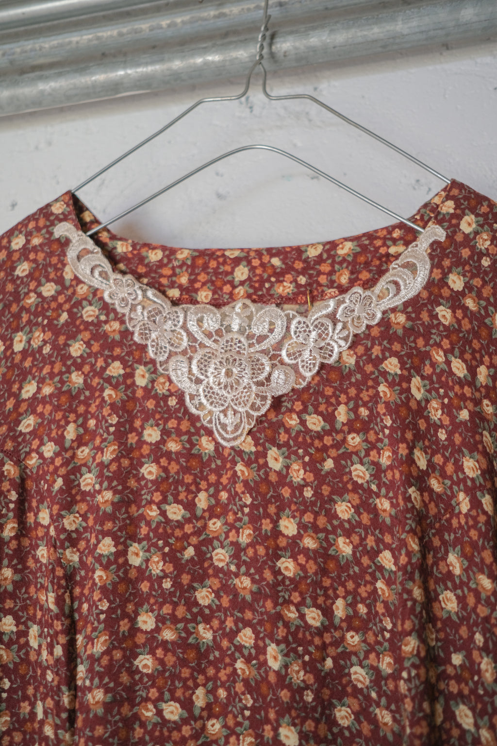 Vintage Mexican Oaxana Embroidered Dress