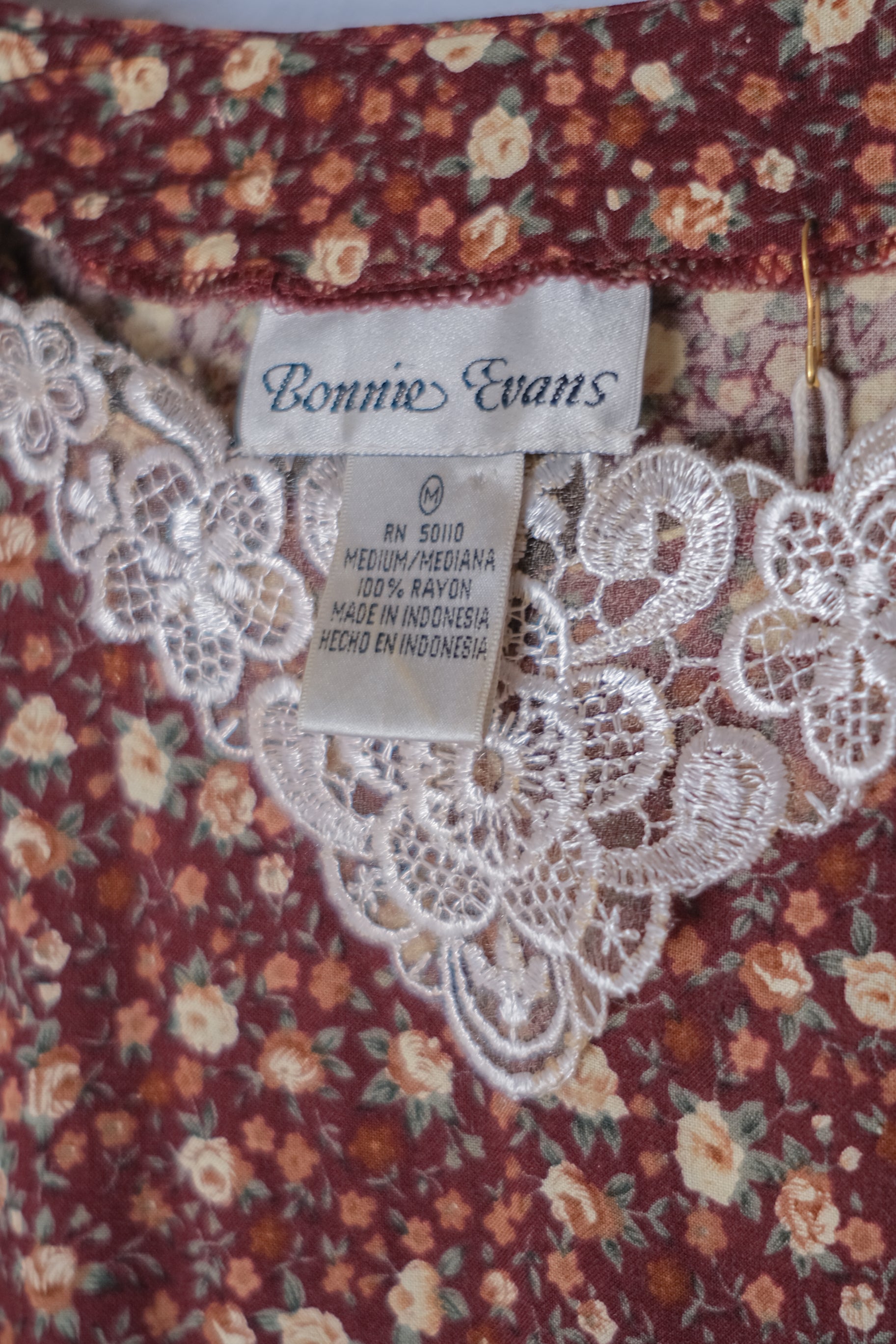 Vintage Mexican Oaxana Embroidered Dress