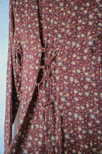Vintage Mexican Oaxana Embroidered Dress